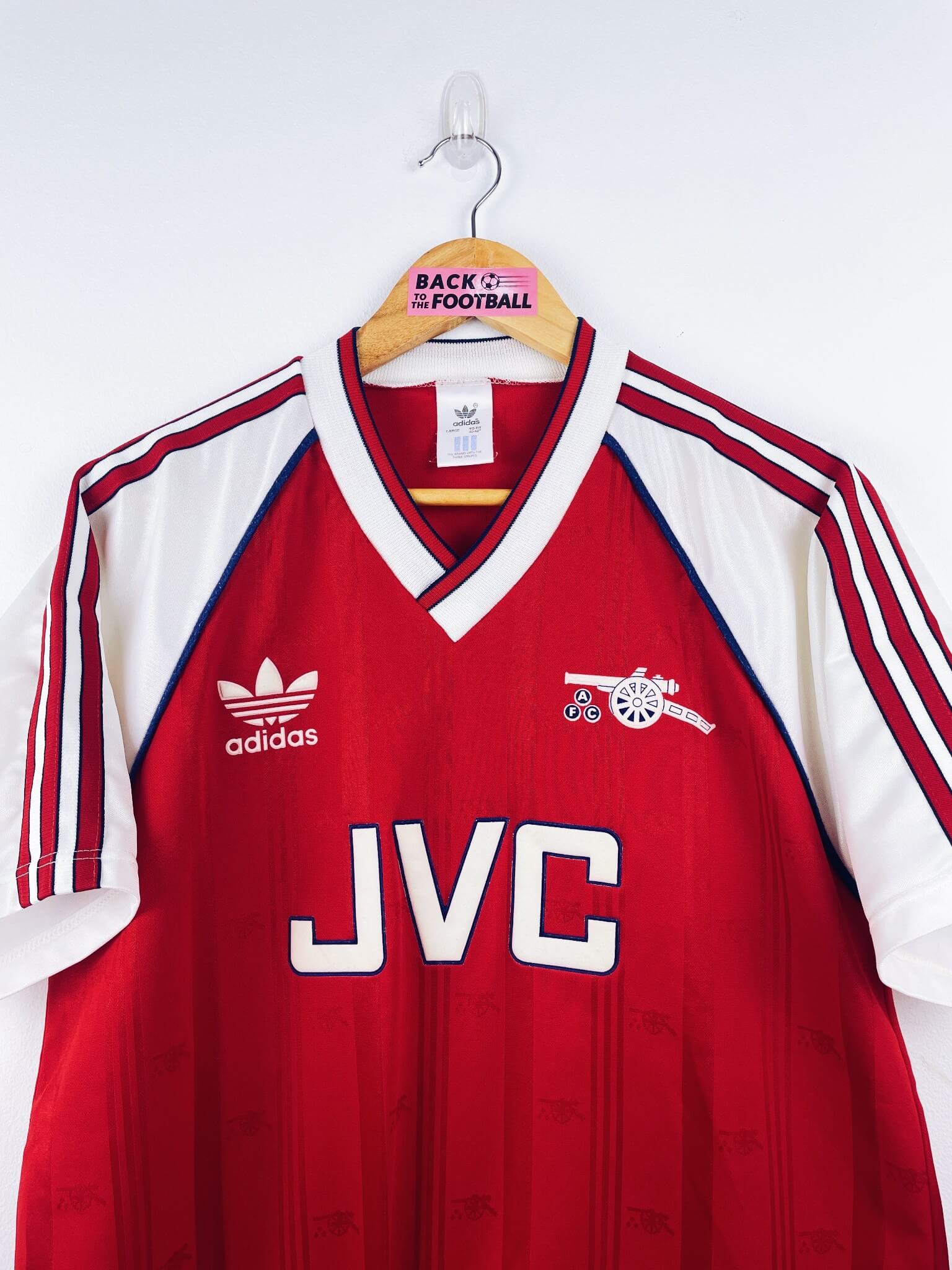 maillot vintage domicile Arsenal 1988/1990