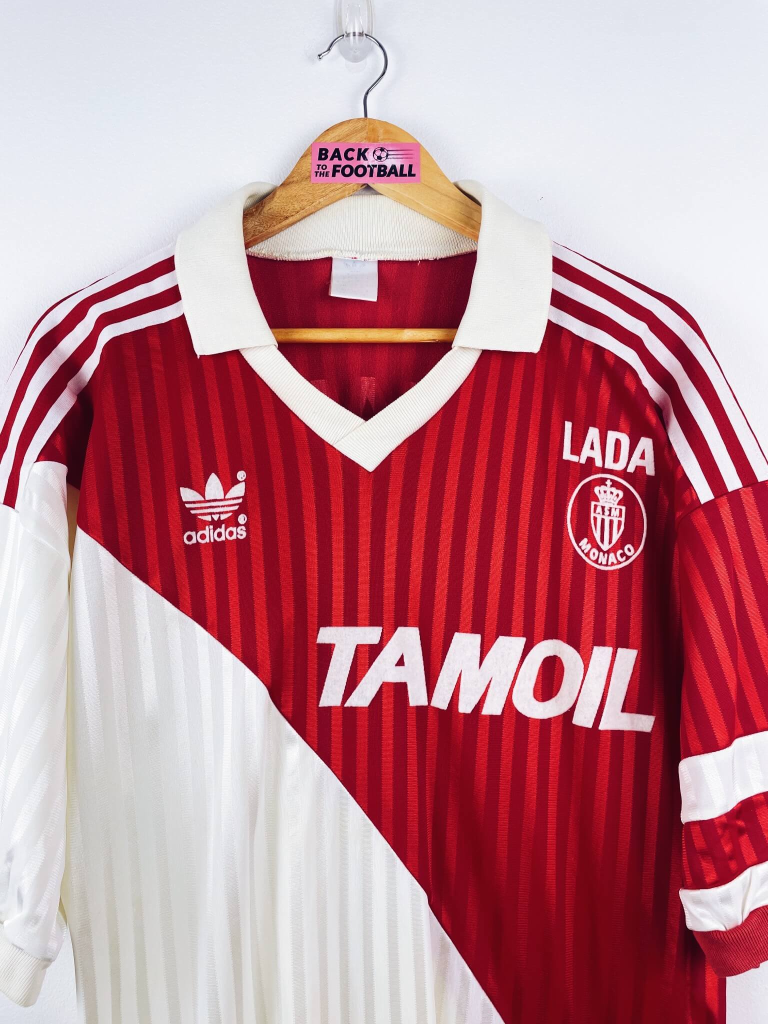 maillot vintage domicile AS Monaco 1991/1992