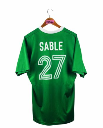 maillot vintage domicile AS Saint-Etienne 1998/1999 porté (match worn) par Sablé #27