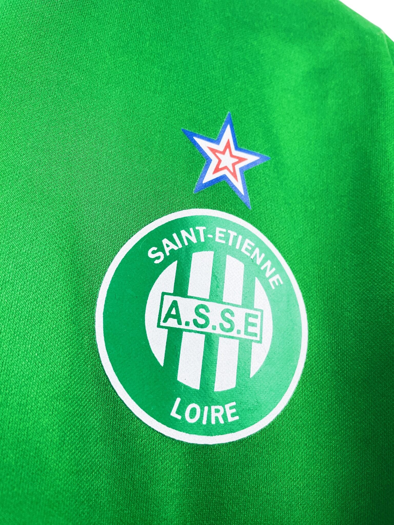 maillot vintage domicile AS Saint-Etienne 1998/1999 porté (match worn) par Sablé #27