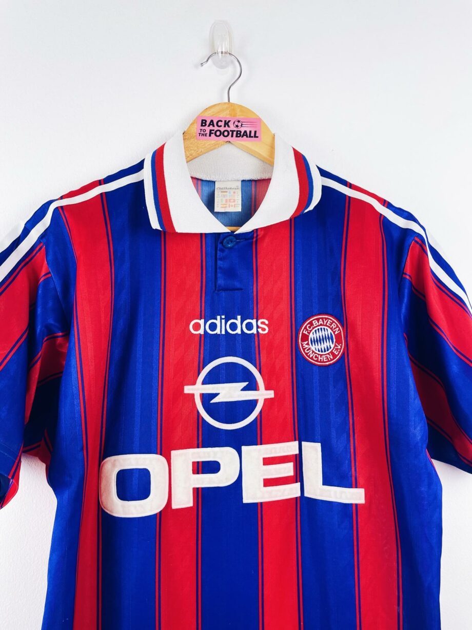 maillot vintage domicile Bayern Munich 1995/1997 floqué Klinsmann #18