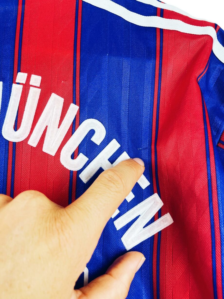 maillot vintage domicile Bayern Munich 1995/1997 floqué Klinsmann #18