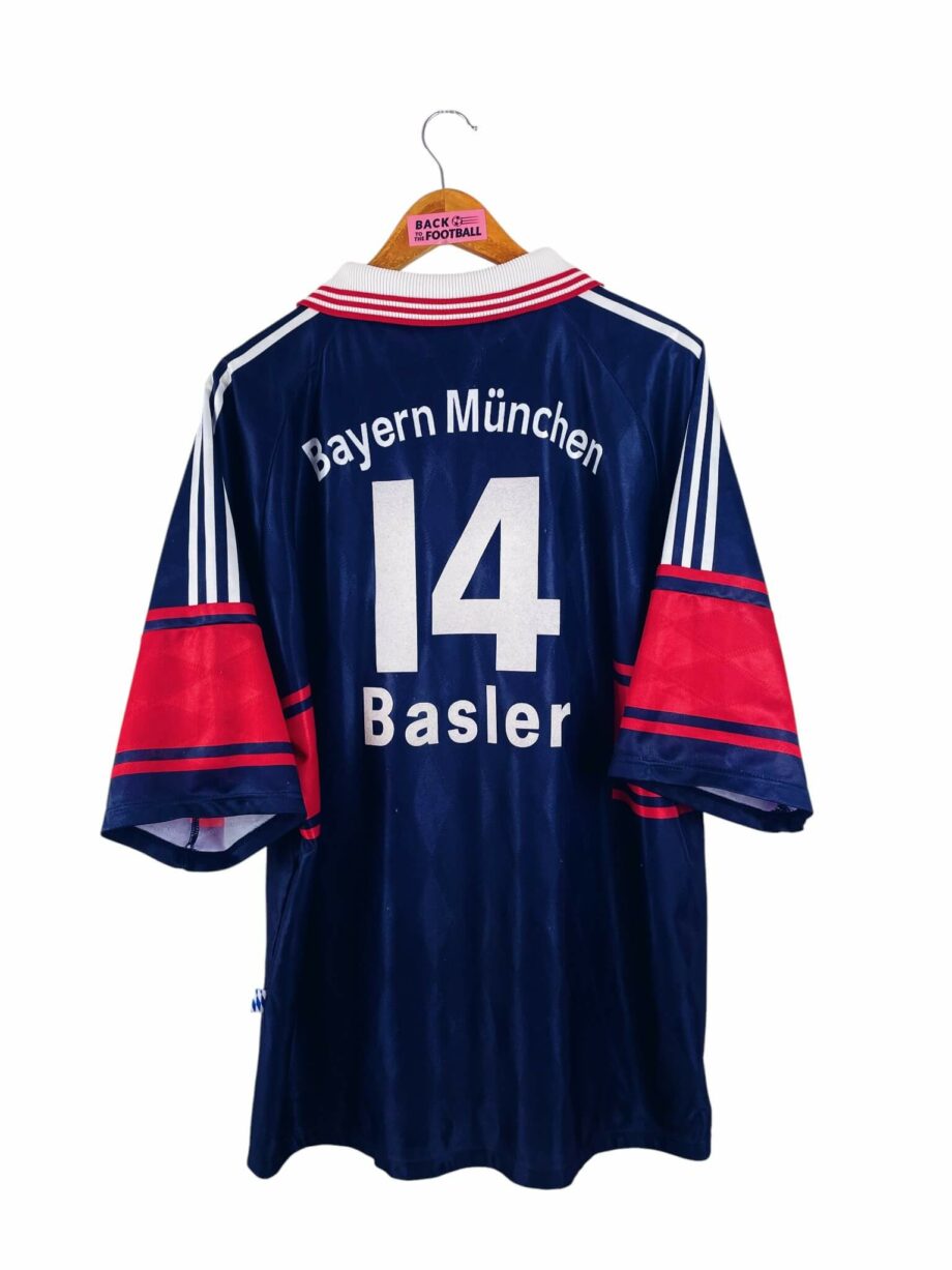 maillot vintage domicile Bayern Munich 1997/1999 floqué Basler #14