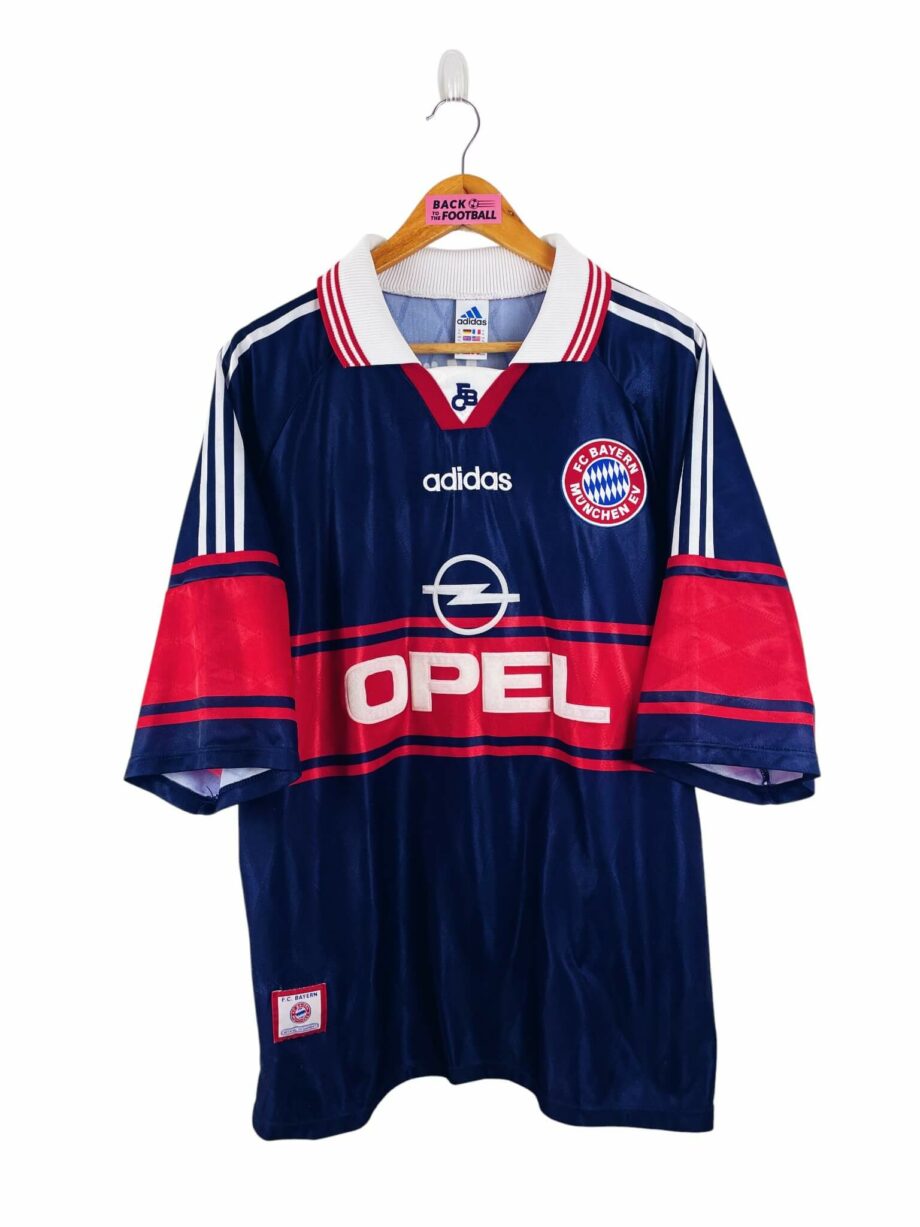 maillot vintage domicile Bayern Munich 1997/1999 floqué Basler #14