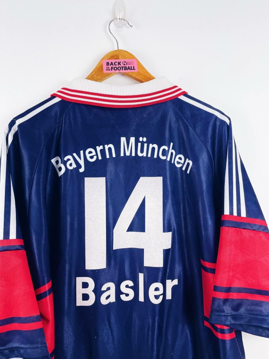maillot vintage domicile Bayern Munich 1997/1999 floqué Basler #14