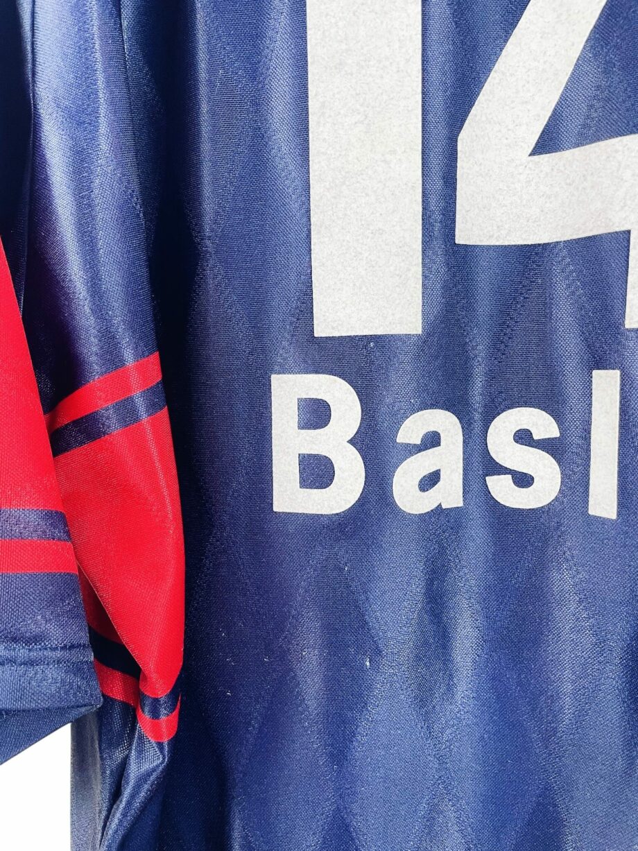 maillot vintage domicile Bayern Munich 1997/1999 floqué Basler #14