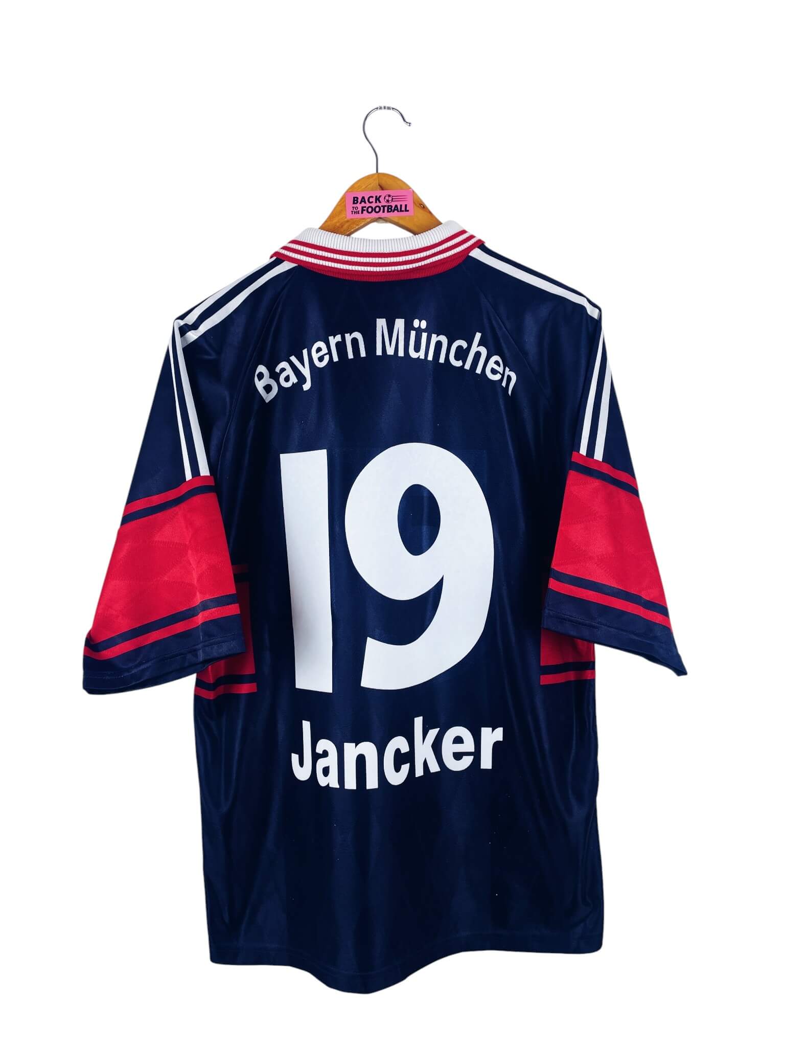 maillot vintage domicile Bayern Munich 1997/1999 floqué Jancker #19