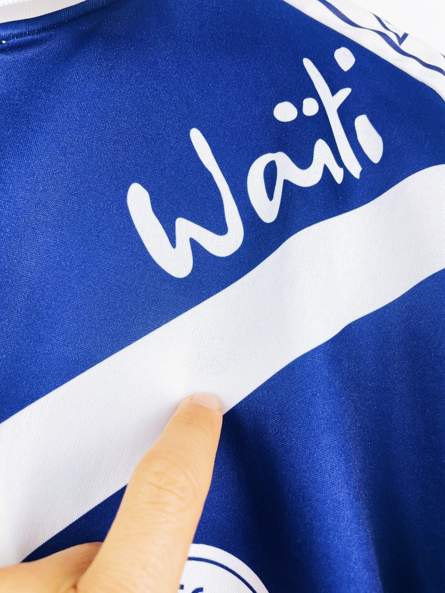 maillot vintage domicile Girondins de Bordeaux 1996/1997 floqué JPP #27