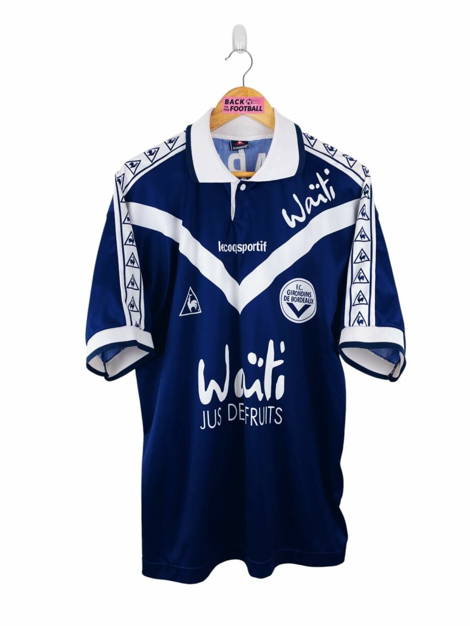 maillot vintage domicile Girondins de Bordeaux 1996/1997 floqué Papin #27