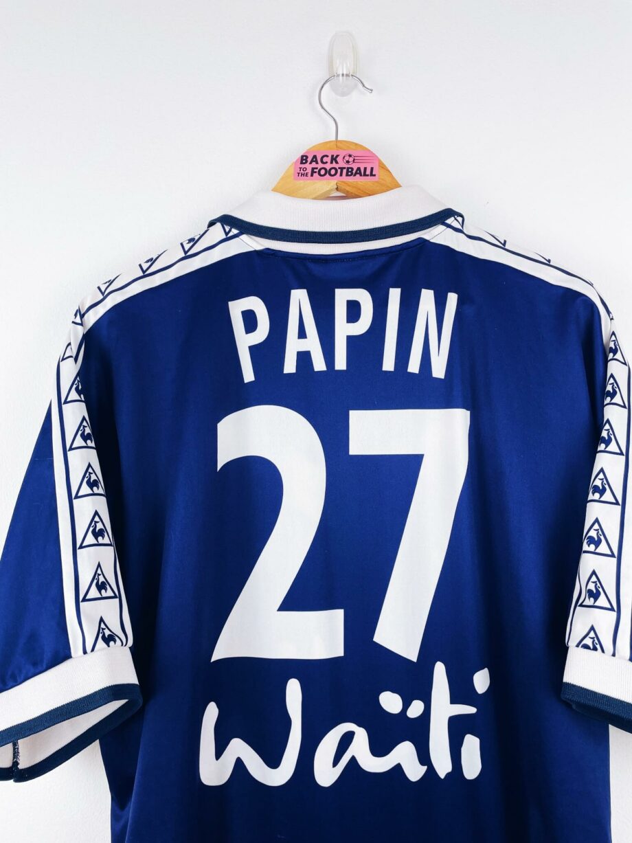 maillot vintage domicile Girondins de Bordeaux 1996/1997 floqué Papin #27