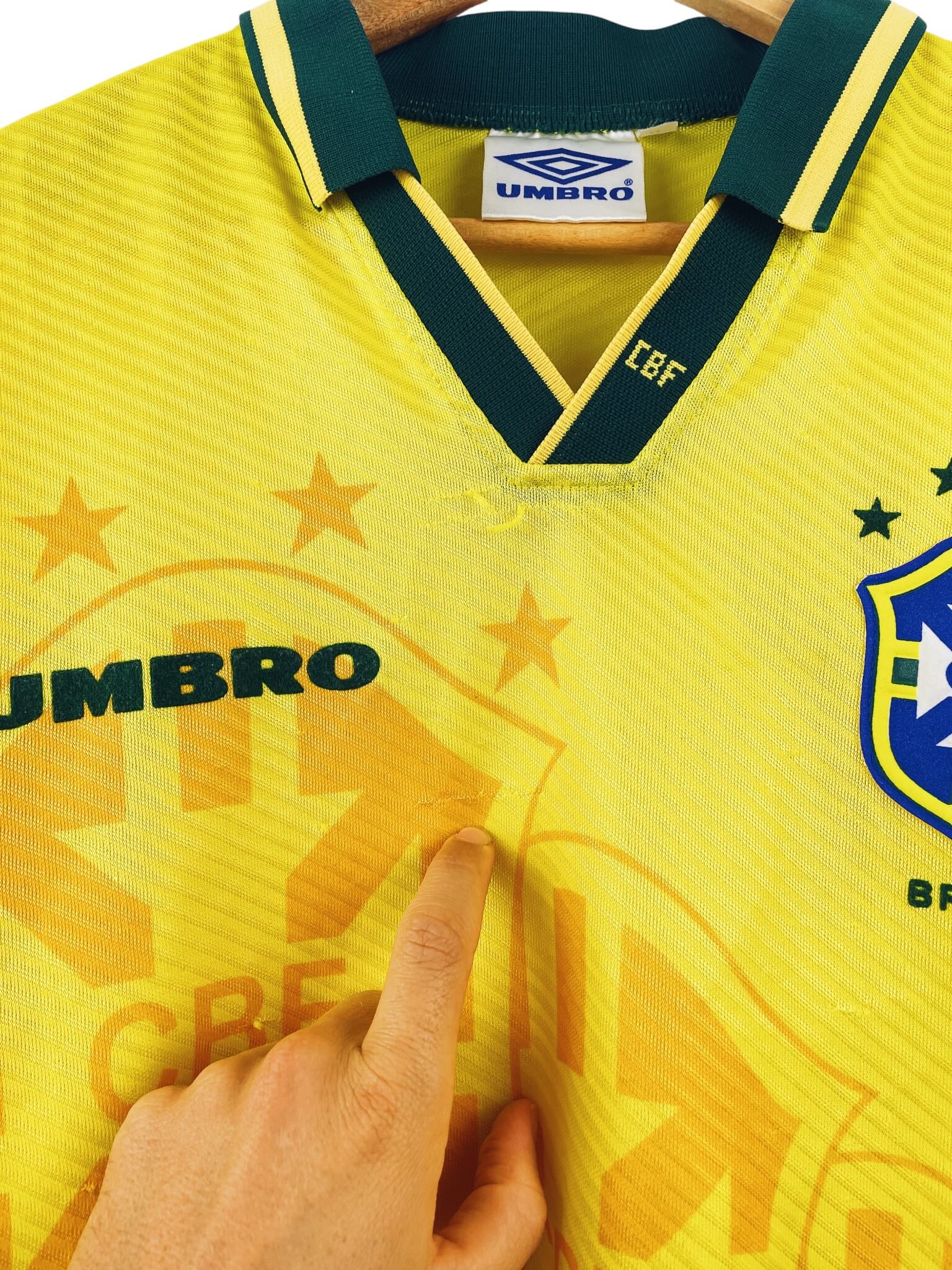 maillot vintage domicile Brésil 1994