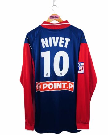 maillot vintage domicile Chateauroux 2000/2001 porté (match worn) par Nivet #10