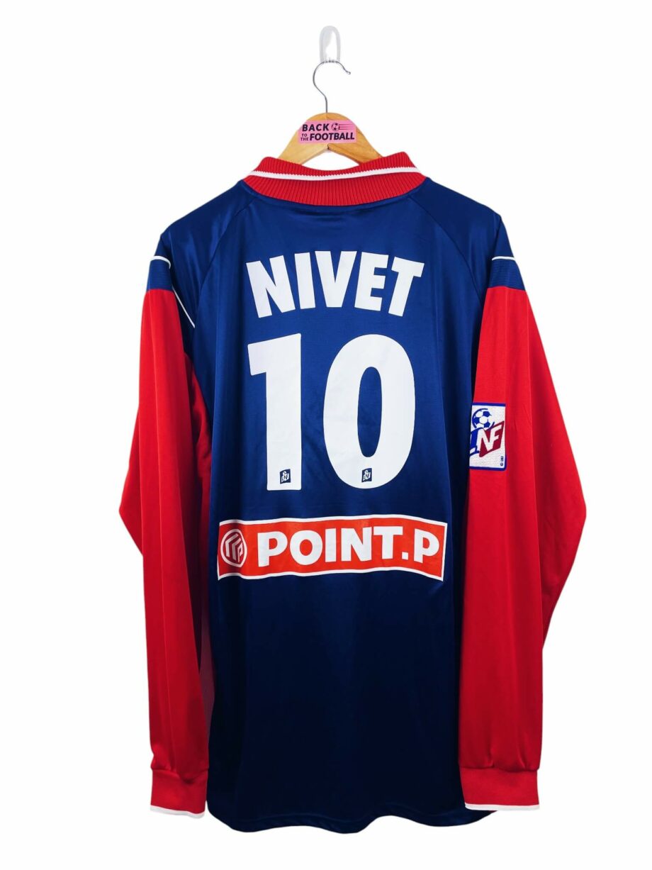 maillot vintage domicile Chateauroux 2000/2001 porté (match worn) par Nivet #10