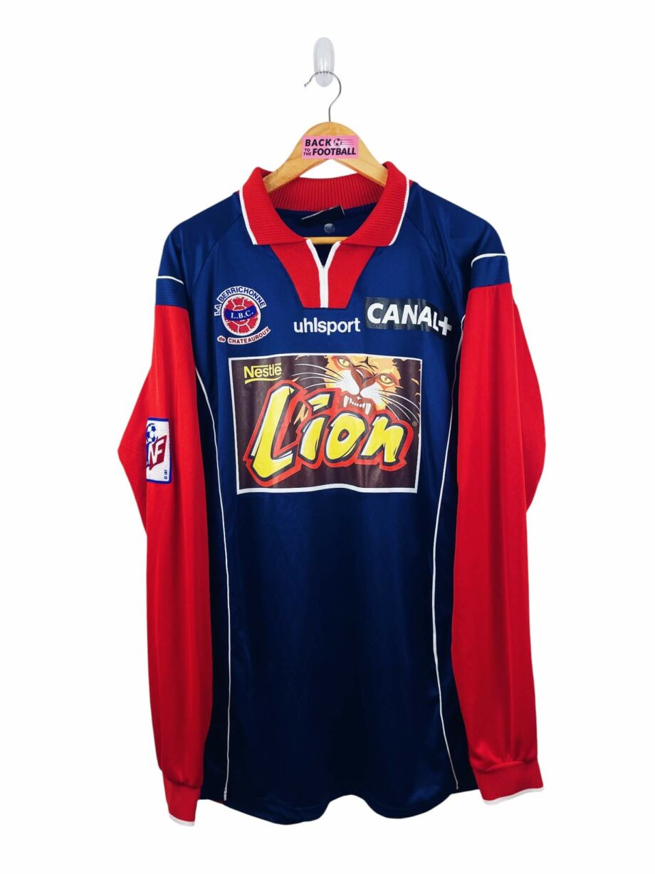 maillot vintage domicile Chateauroux 2000/2001 porté (match worn) par Nivet #10