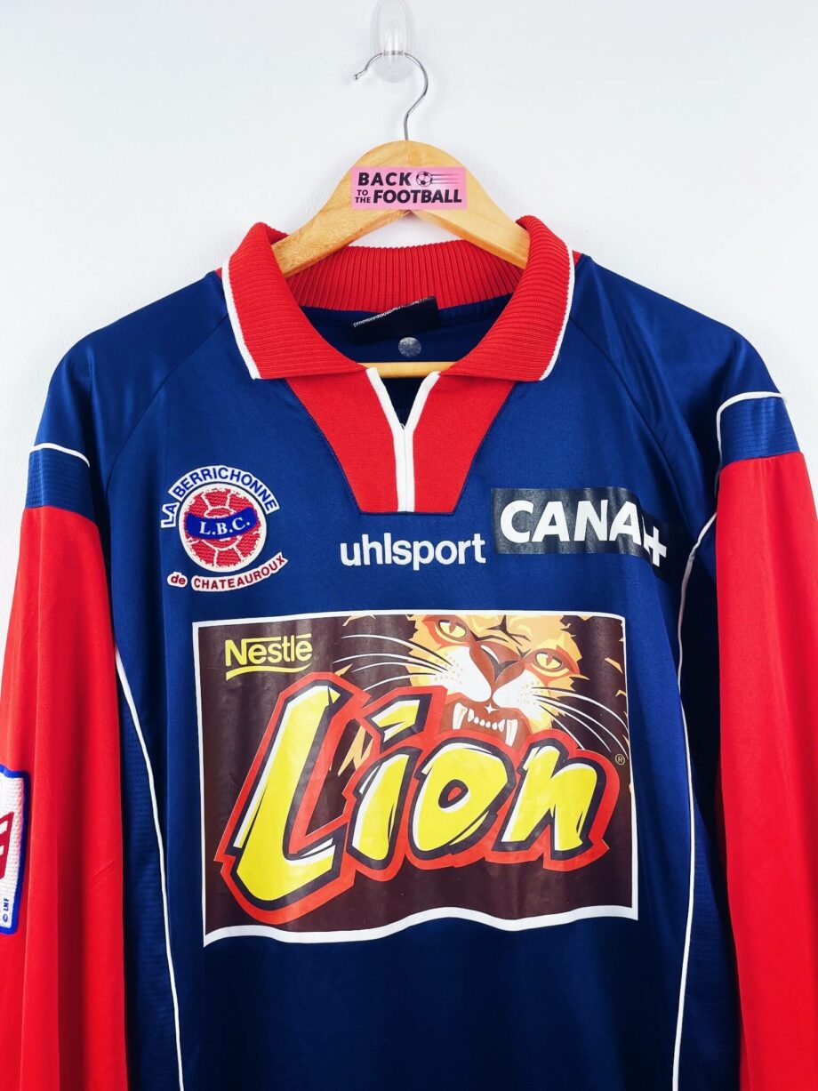 maillot vintage domicile Chateauroux 2000/2001 porté (match worn) par Nivet #10
