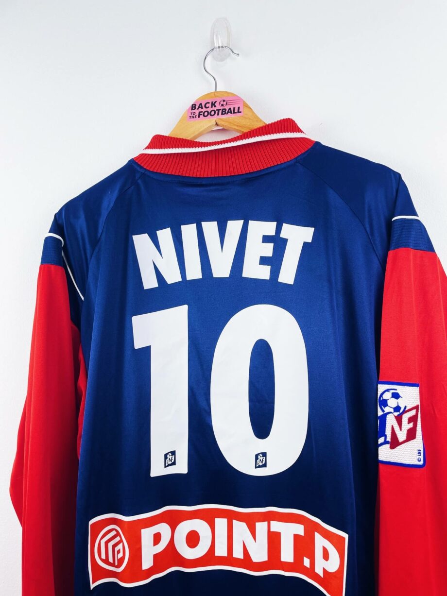 maillot vintage domicile Chateauroux 2000/2001 porté (match worn) par Nivet #10