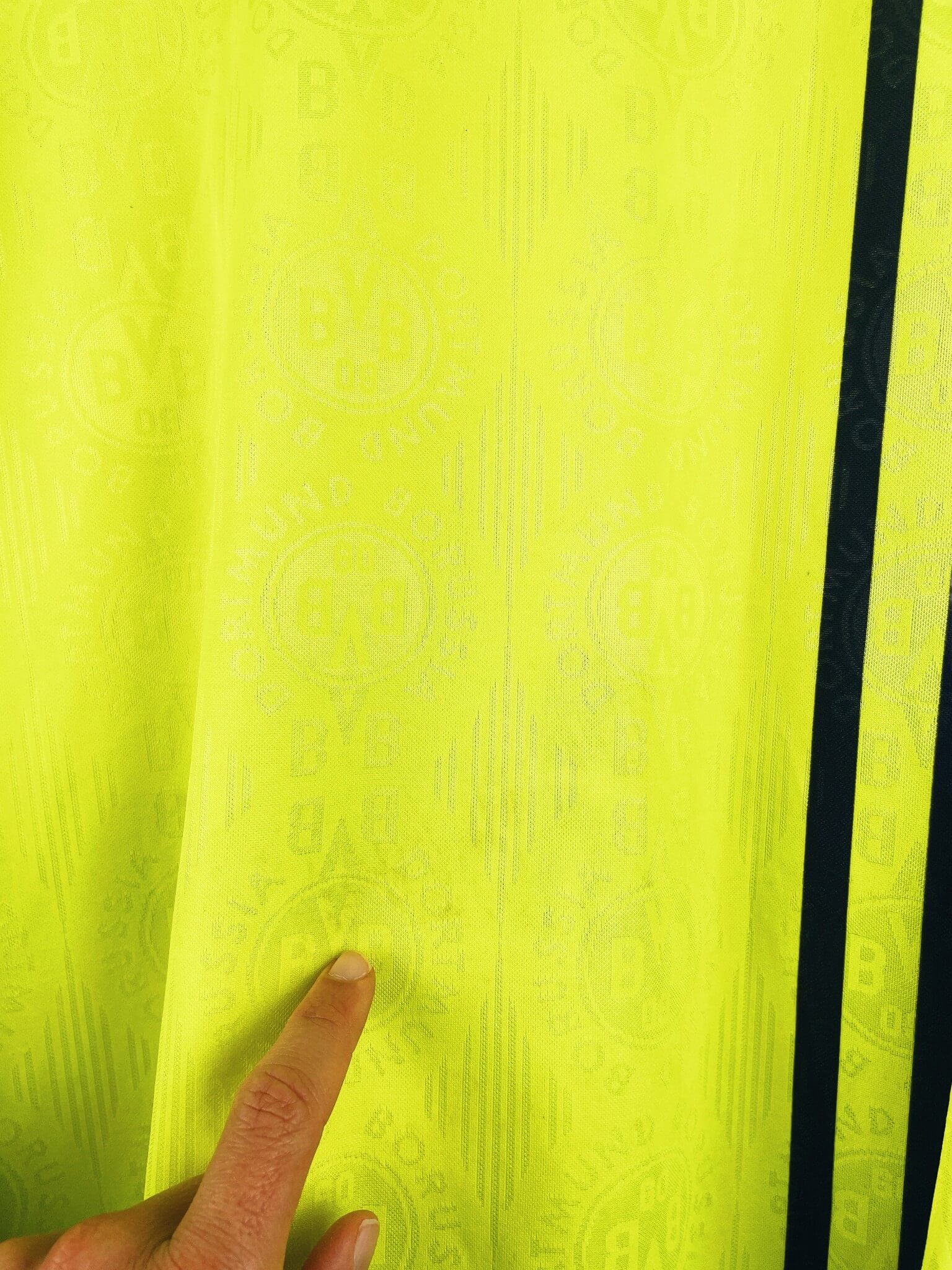 maillot vintage domicile Borussia Dortmund 1996/1997 manches longues