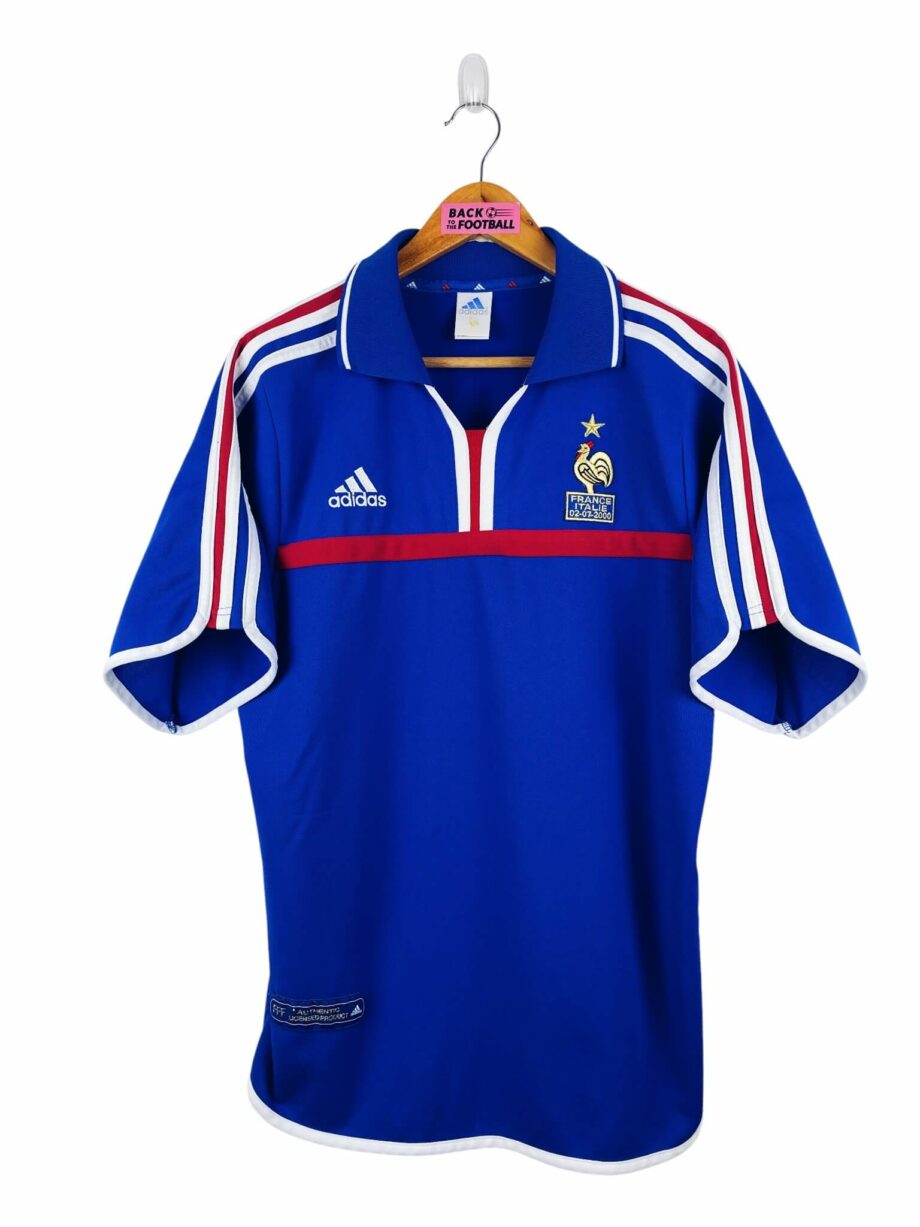 maillot vintage domicile équipe de France 2000 floqué Zidane #10