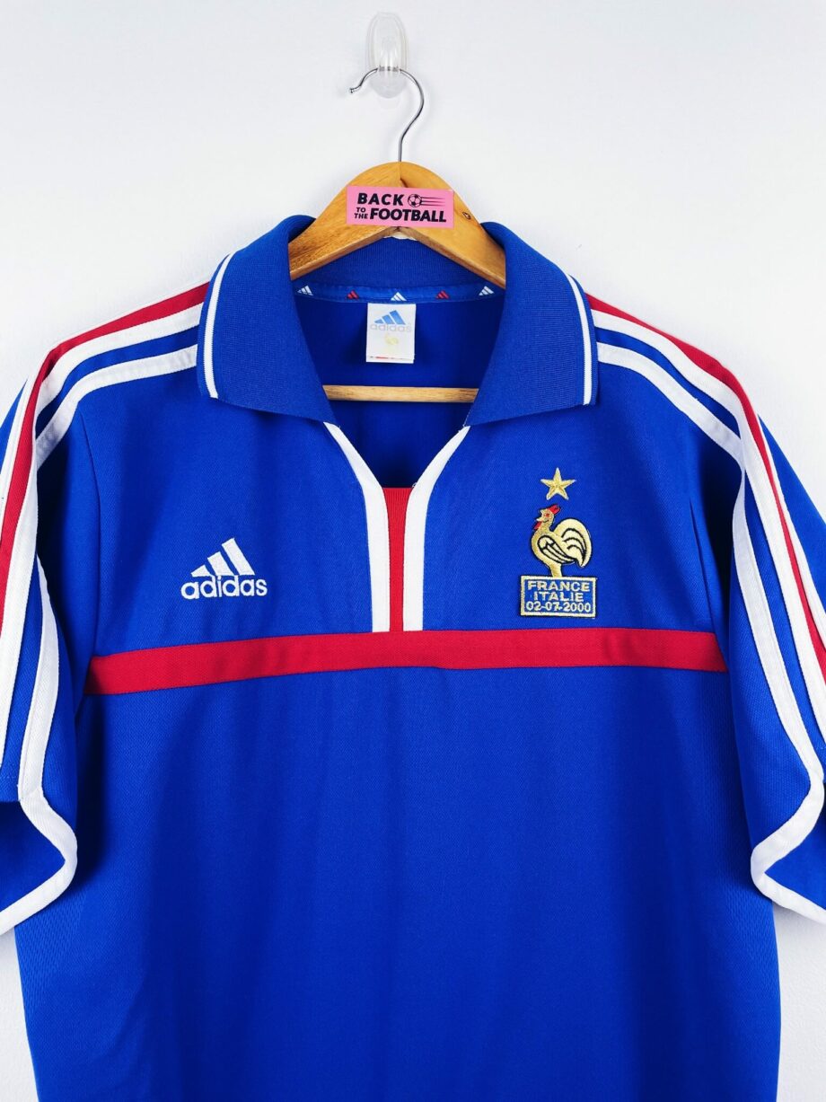 maillot vintage domicile équipe de France 2000 floqué Zidane #10