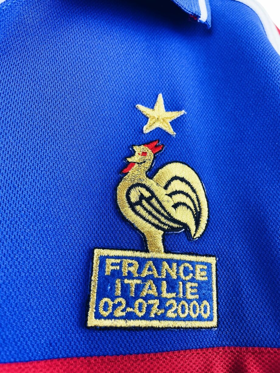 maillot vintage domicile équipe de France 2000 floqué Zidane #10