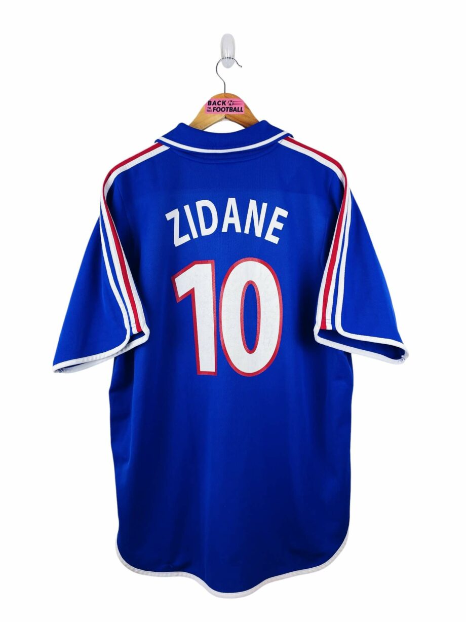 maillot vintage domicile équipe de France 2000 floqué Zidane #10