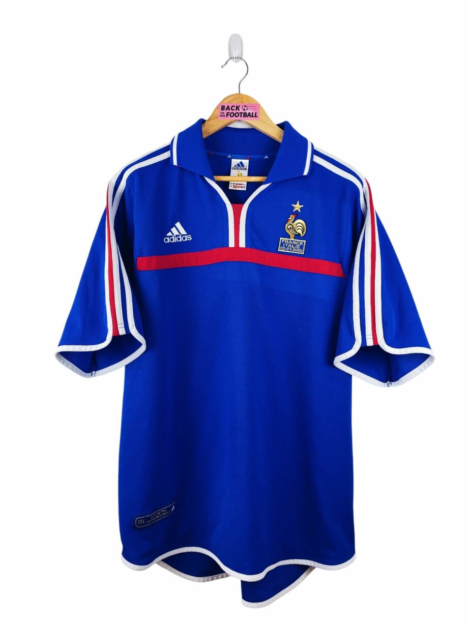 maillot vintage domicile équipe de France 2000 floqué Zidane #10