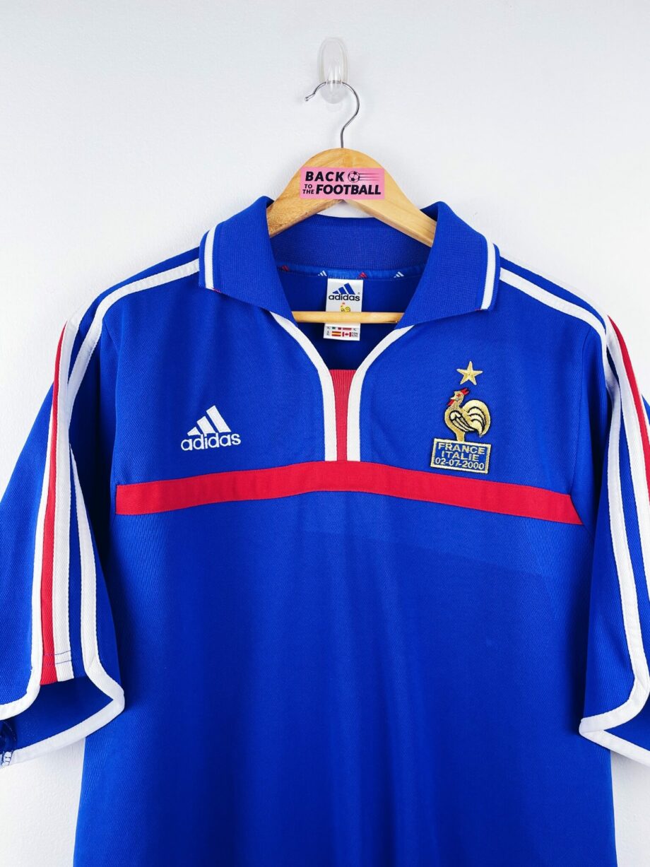 maillot vintage domicile équipe de France 2000 floqué Zidane #10