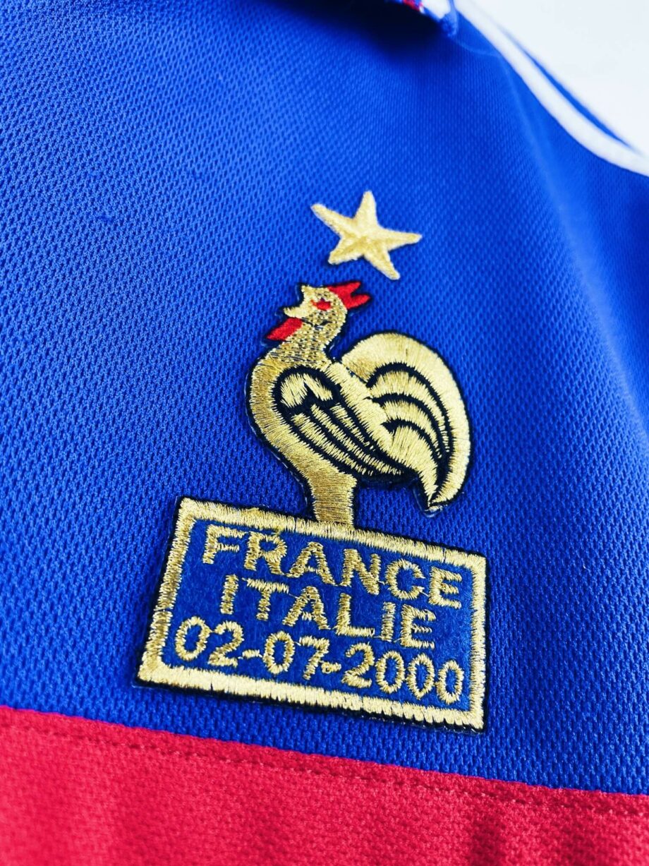 maillot vintage domicile équipe de France 2000 floqué Zidane #10