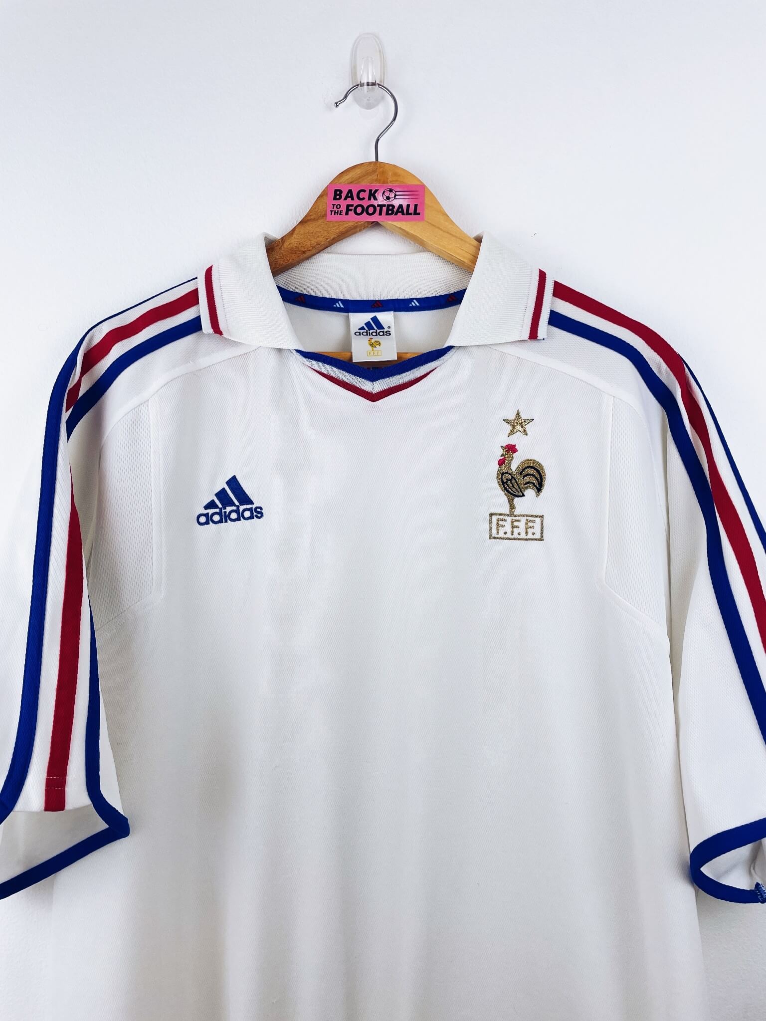 maillot vintage extérieur équipe de France 2000