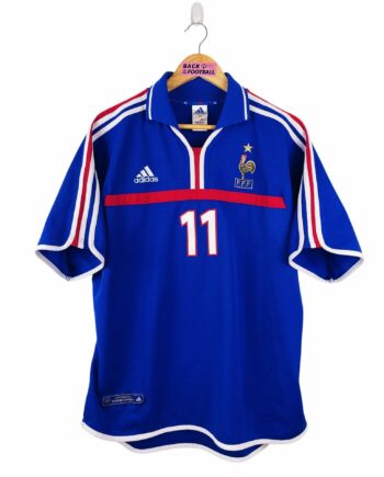 maillot vintage domicile équipe de France 2000 floqué #11