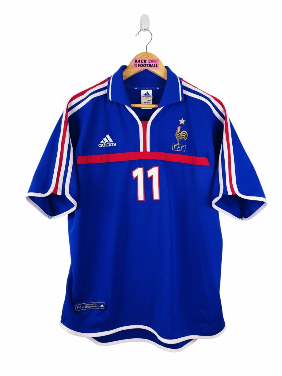 maillot vintage domicile équipe de France 2000 floqué #11