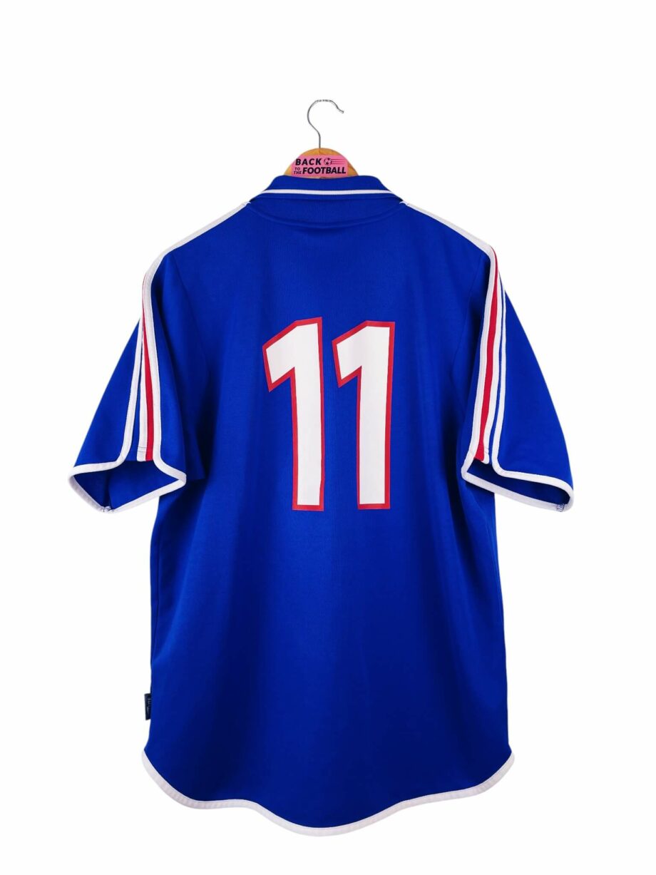 maillot vintage domicile équipe de France 2000 floqué #11