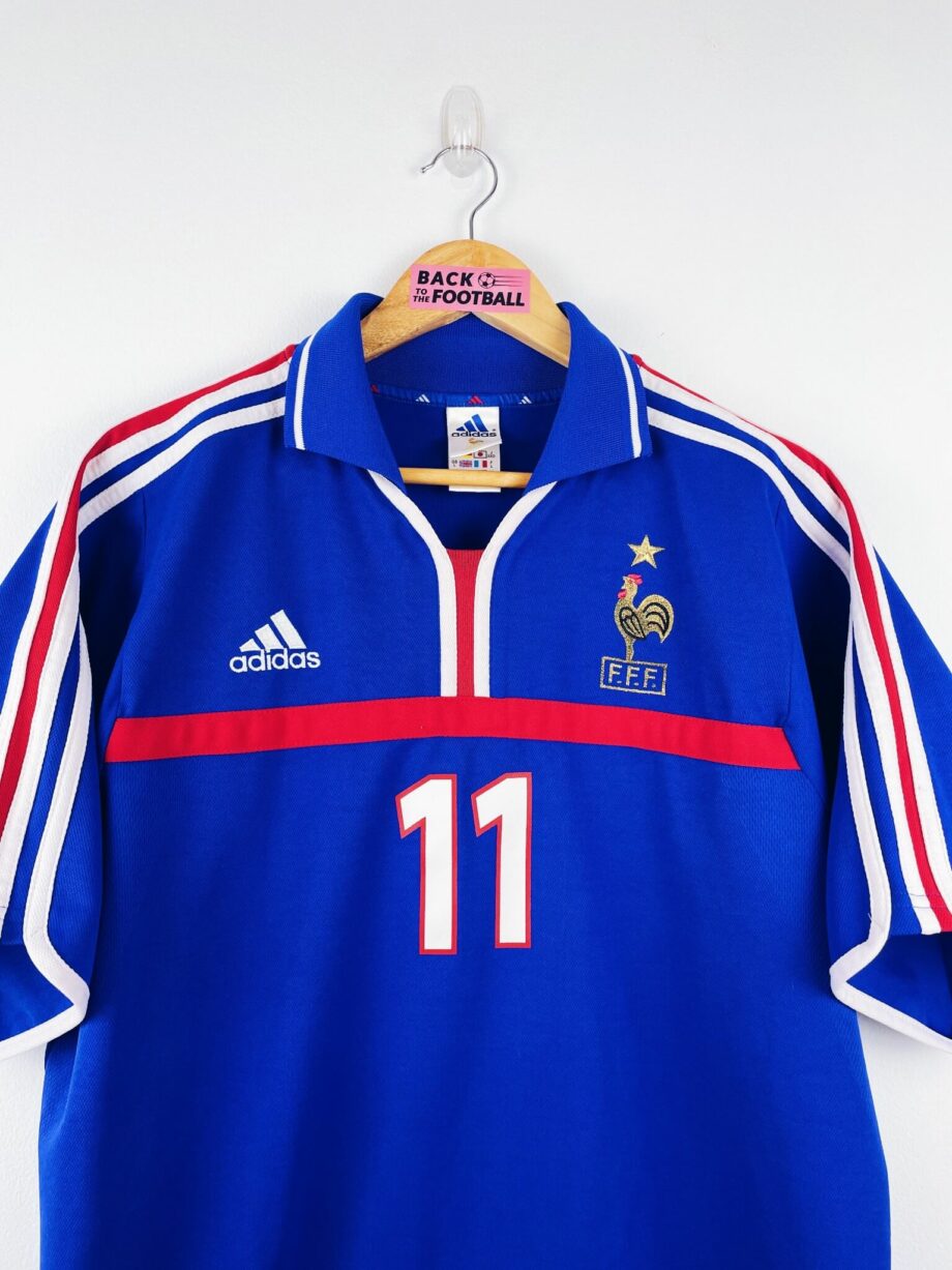 maillot vintage domicile équipe de France 2000 floqué #11