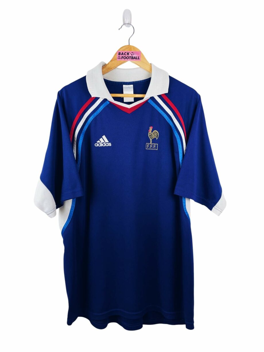 maillot vintage entrainement équipe de France 2000