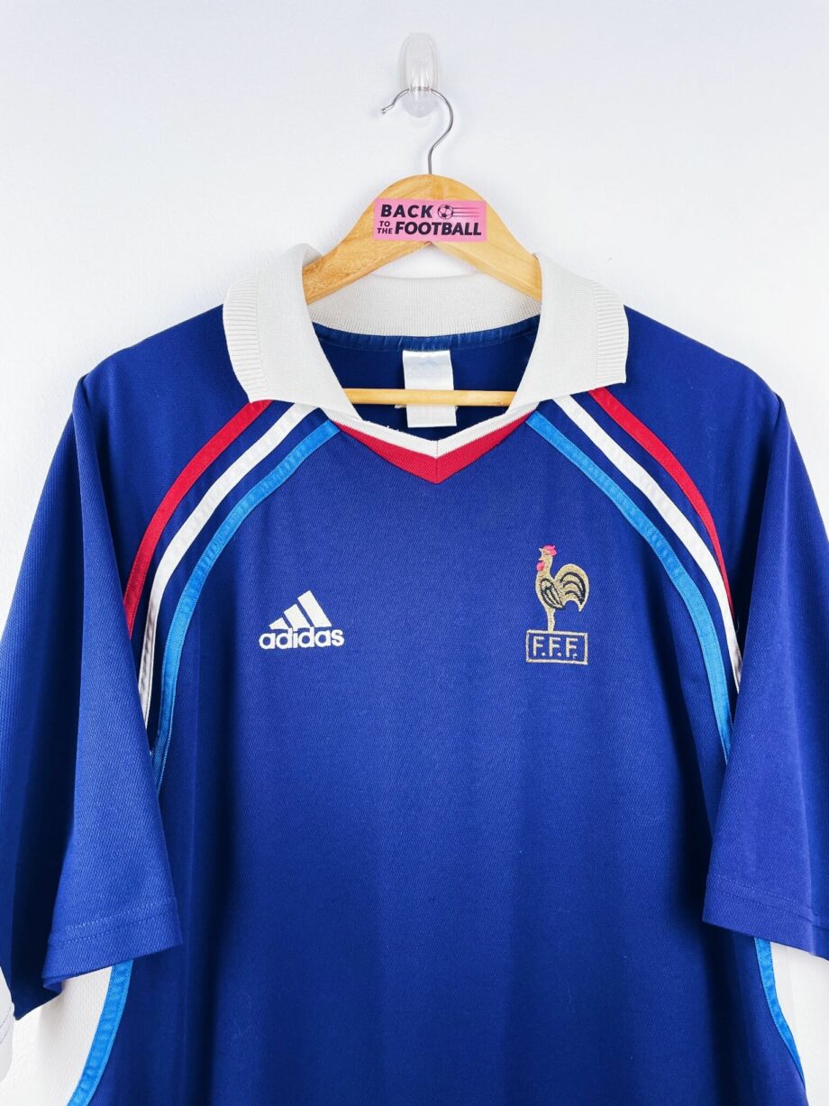maillot vintage entrainement équipe de France 2000