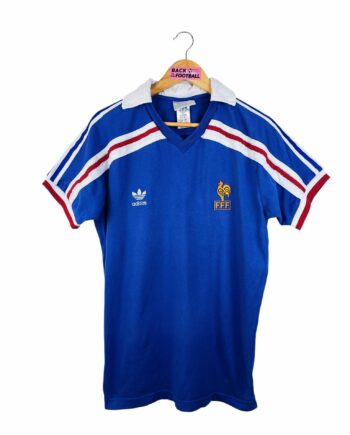 maillot vintage domicile équipe de France 1986