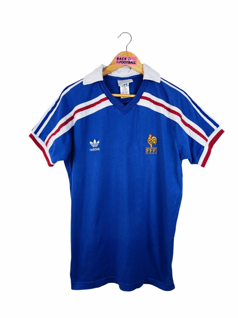 maillot vintage domicile équipe de France 1986