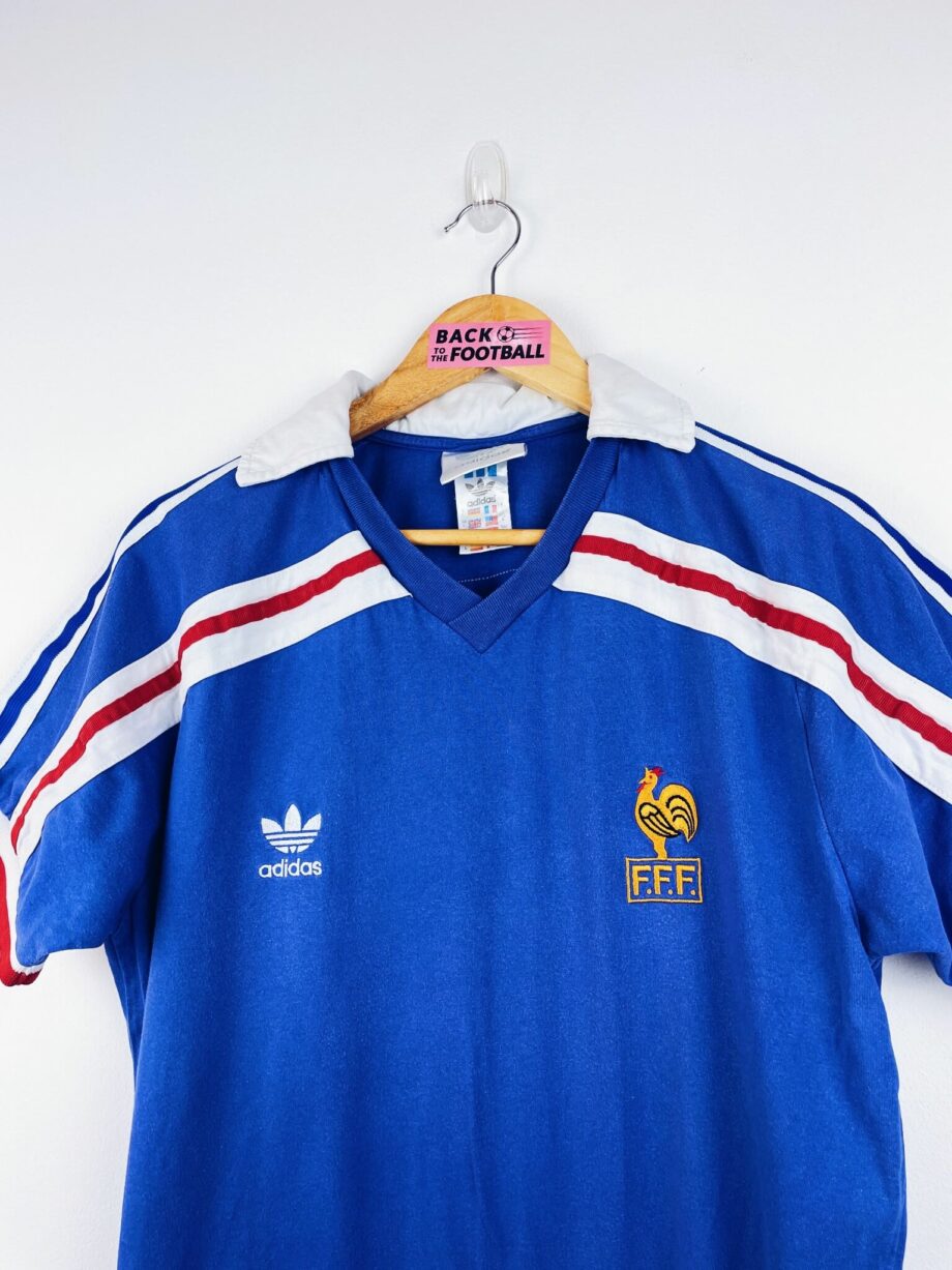 maillot vintage domicile équipe de France 1986