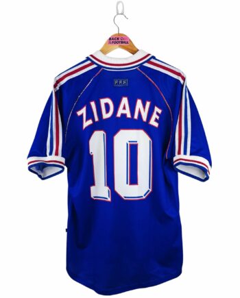 maillot vintage domicile équipe de France 1998 floqué Zidane #10