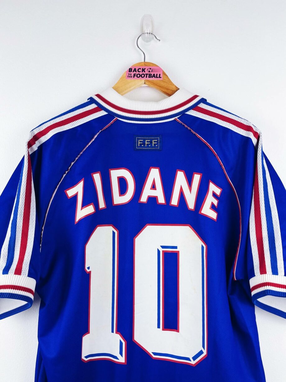 maillot vintage domicile équipe de France 1998 floqué Zidane #10