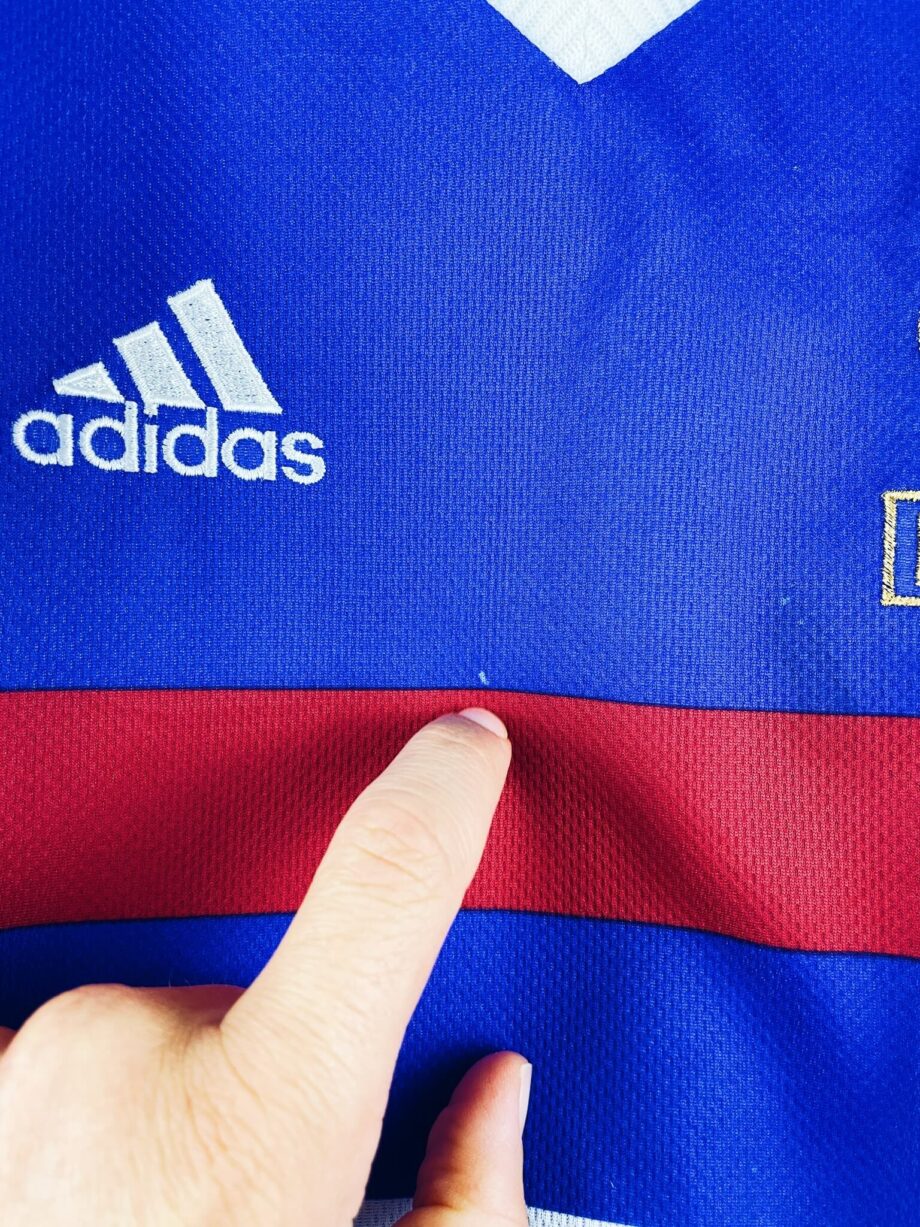 maillot vintage domicile équipe de France 1998 floqué Zidane #10