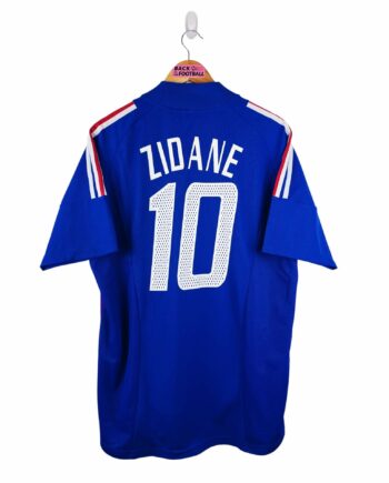 maillot vintage domicile équipe de France 2002 floqué Zidane #10