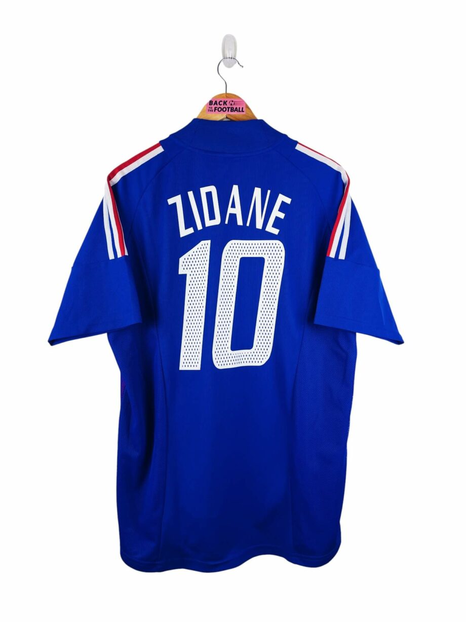 maillot vintage domicile équipe de France 2002 floqué Zidane #10