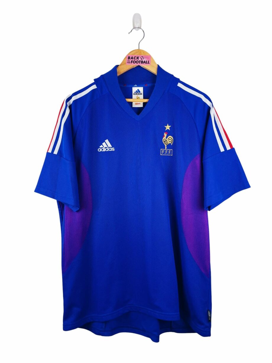 maillot vintage domicile équipe de France 2002 floqué Zidane #10