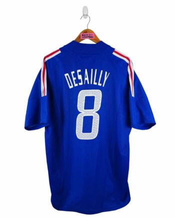 maillot vintage domicile équipe de France 2002 floqué Desailly #8