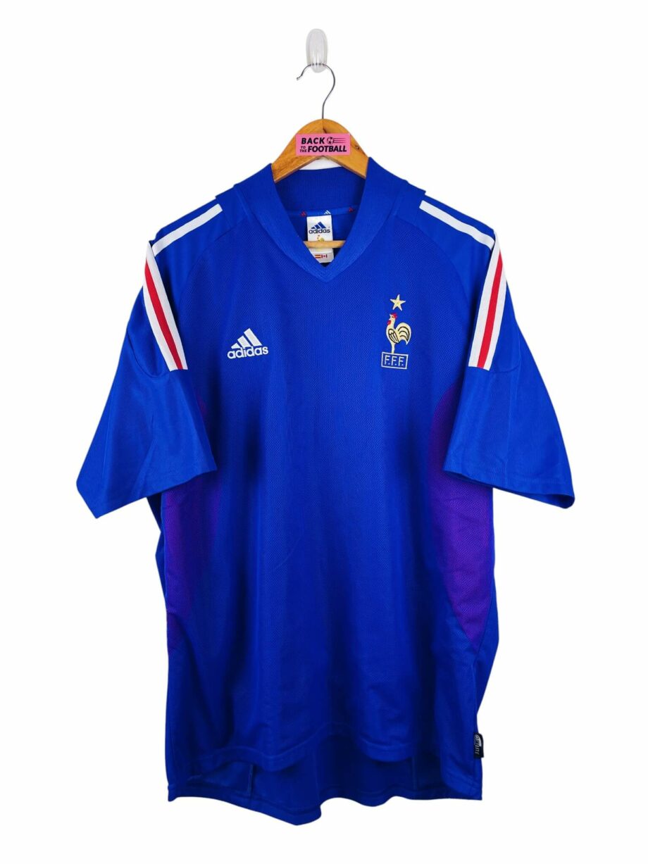 maillot vintage domicile équipe de France 2002 floqué Desailly #8