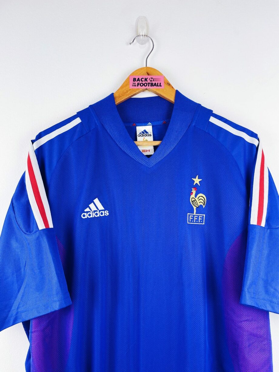 maillot vintage domicile équipe de France 2002 floqué Desailly #8
