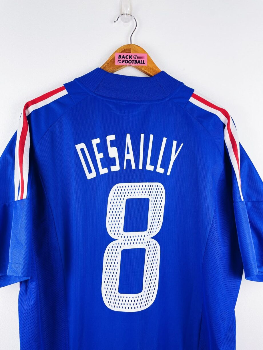 maillot vintage domicile équipe de France 2002 floqué Desailly #8