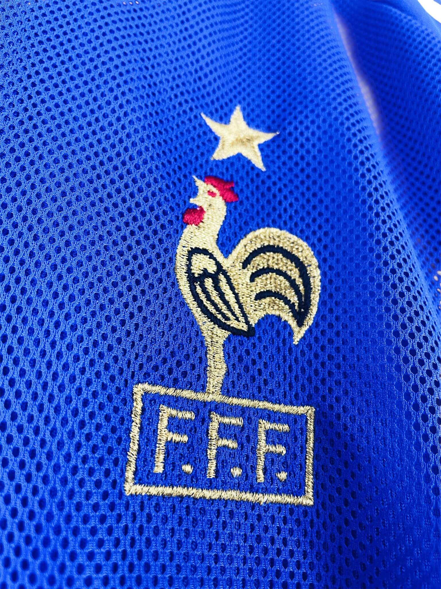 maillot vintage domicile équipe de France 2002