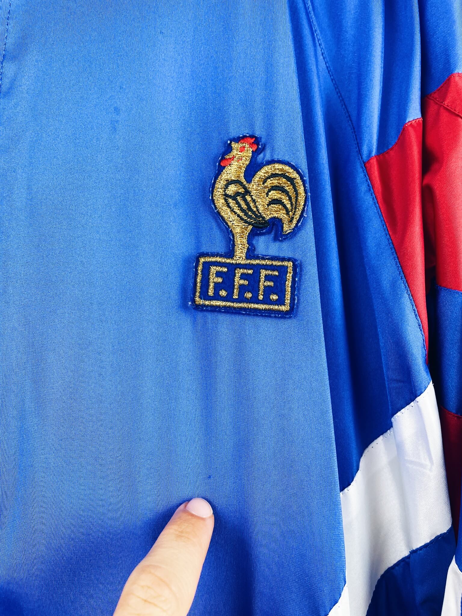 veste vintage équipe de France 1992